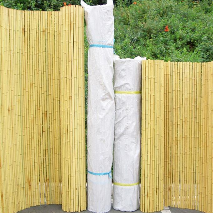 Bamboo Screen Natural Bamboo Fence Rolls Eco-Friendly For Outdoor Balcony Patio Garden Border Pool 3