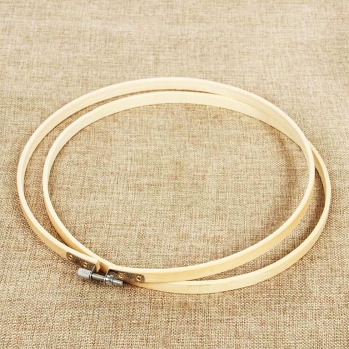 Wholesale Bamboo Circle Cross Stitch Frame Embroidery Hoops Set 3