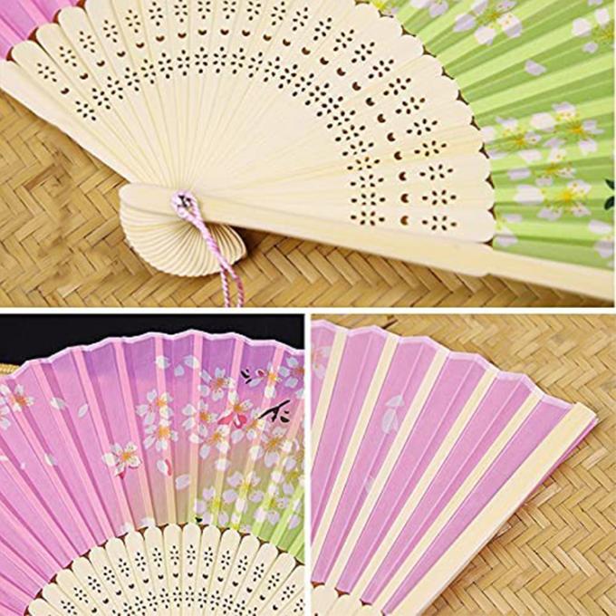 Eco-Friendly Traditional Chinese Bamboo Folding Fan For Decoration 3