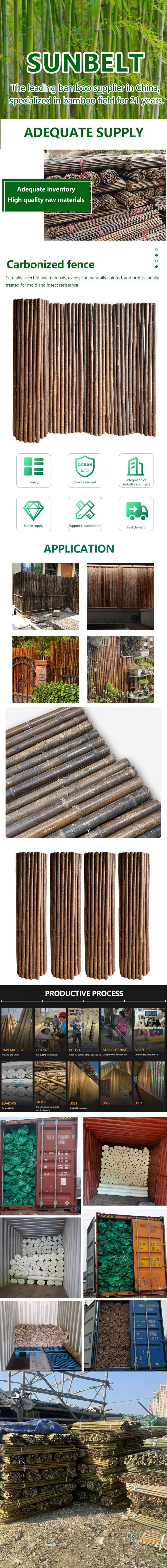 Modern Bamboo Fence Kit , DIY Garden Enclosure & Patio Divider 0