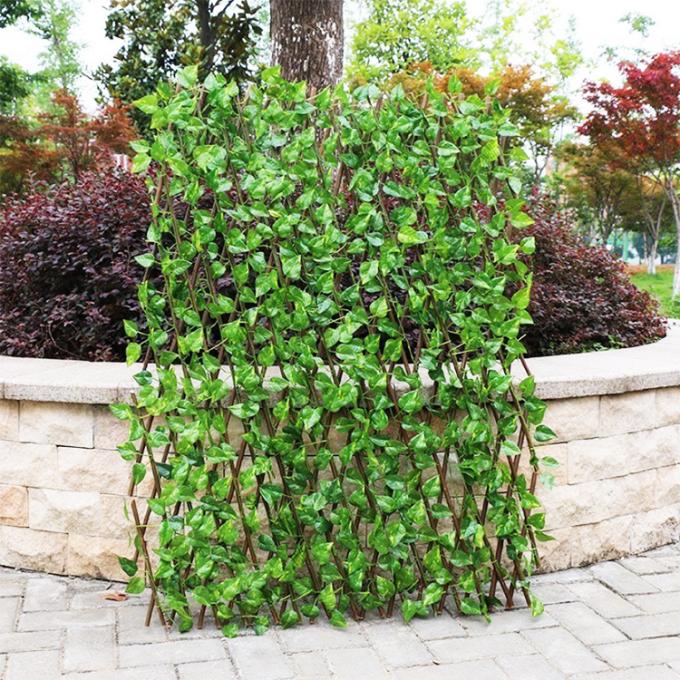 Decorative Privacy Realistic Greenery Fence with Artificial Leaves For Home Yard and Garden