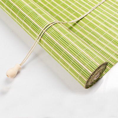 Privacy Indoor Bamboo Roller Blind With Lift,  Anti UV Waterproof Bamboo Curtains