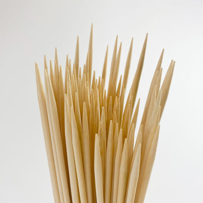 Bamboo Skewers Without Splinters for Grilling , BBQ, Appetizer , Fruit Kabobs , Chocolate Fountain