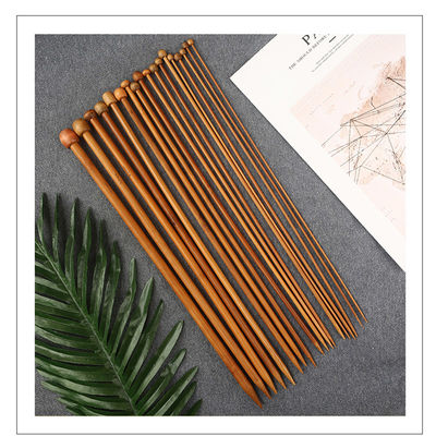Ultimate Knitting Companion Multifunctional Carbonised Bamboo Needles Set (Số kim bông carbon hóa đa chức năng)
