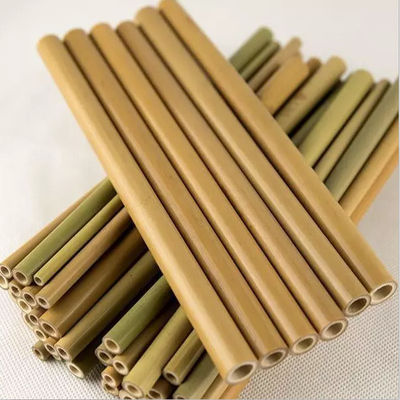 100% Cây hút dùng một lần bằng tre 19cm 22cm Đối với trẻ em Sử dụng nước uống hữu cơ