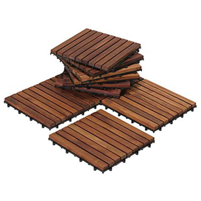 Horizontal Outdoor Bamboo Flooring Resistant Stainless Steel Hidden Fastener Clip System
