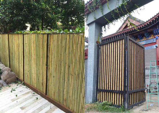 Home Rolled Bamboo Screen Fencing Backyard Garden Decorative Bamboo Paneling