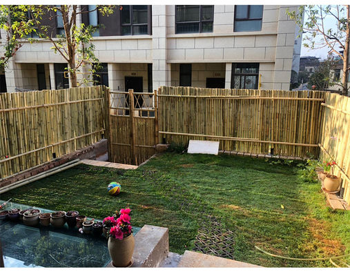 Eco Friendly Natural Bamboo Fencing Trellis Backyard Farm Decoration Garden Buildings