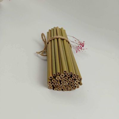19cm Một lần sử dụng ống hút tre tự nhiên cho trẻ em đồ uống đồ uống lạnh
