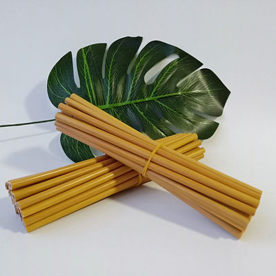 Biodegradable Bamboo Raw Material Organic Natural Fiber Straw Reusable Bamboo Drinking Straw with Cleaner