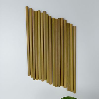 19cm Một lần sử dụng ống hút tre tự nhiên cho trẻ em đồ uống đồ uống lạnh