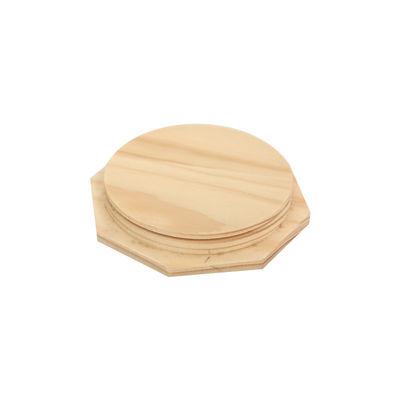 Lọ lưu trữ nhà bếp Nắp lọ tre vuông tròn có vòng silicon kín khí