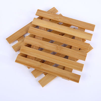 Đế lót ly tre trống xốp nhỏ cho khay chậu cây mọng nước 3,2 inch