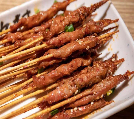 40cm Long Barbecue Bamboo Sticks BBQ lớn Bamboo Skewers