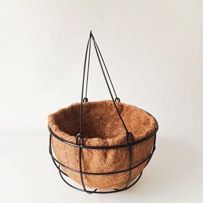Khung kim loại Tre Coco Liner Chậu hoa Vườn ngoài trời Đường kính 27cm