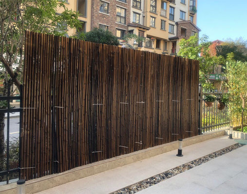 Home Rolled Bamboo Screen Fencing Backyard Garden Decorative Bamboo Paneling