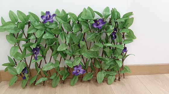Trang trí nhựa cây xanh tấm thảm lá nhân tạo hàng rào cho ngoài trời