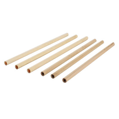 20cm Green Bamboo Straws Organic Straws Customized Logo Party Wedding