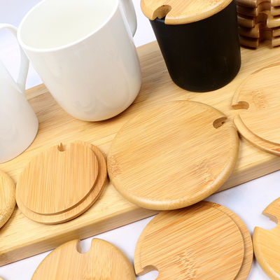 Silicon Ring Bamboo Airtight Lids Mouth Wide Mason Jar Glass Beer Can With Straw Hole