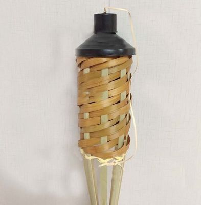 180cm Natural Bamboo Handmade Torch Bamboo Tiki Torches For Garden Lighting Luau Party