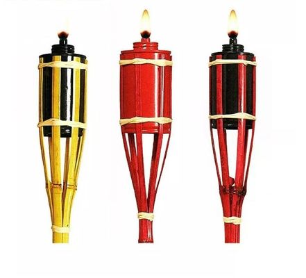 Outdoor Bamboo Yard Torch 150cm Party Halloween Decoration Lighting