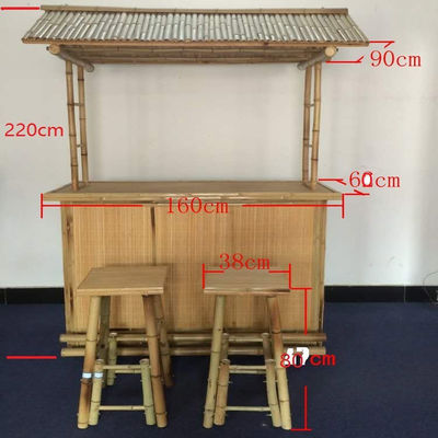 Indoor Outdoor Party Beach Tiki Bars With Cabinet And Door