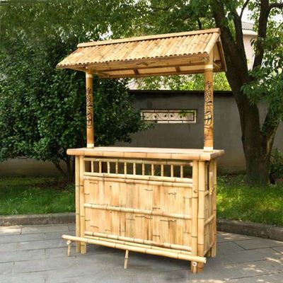 Indoor Outdoor Party Beach Tiki Bars With Cabinet And Door