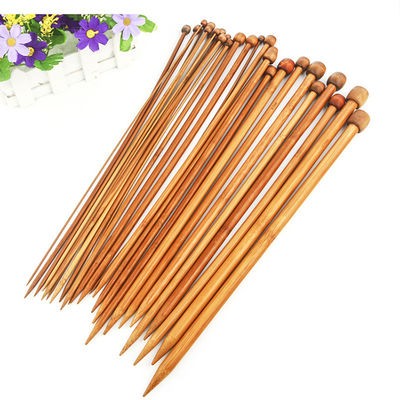 12 chiếc kim đan tròn bằng tre Bộ móc tre