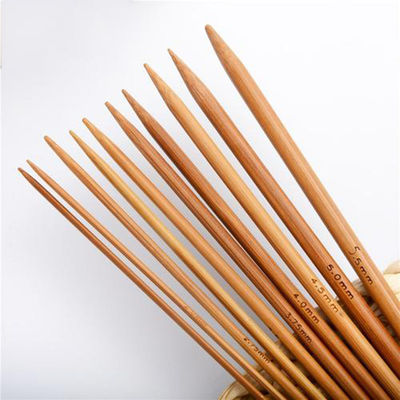 12 chiếc kim đan tròn bằng tre Bộ móc tre