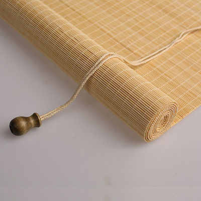 Môi trường Xanh Bamboo Roller Shades Manual Pergola Bamboo Blinds 60 X 180cm
