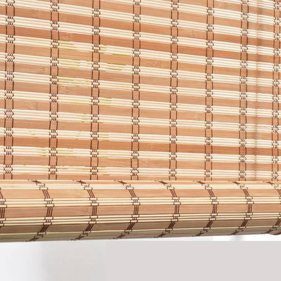 1.5m 2m Waterproof Bamboo Slat Roll Up Blinds Sun Proof Woven Roman Bamboo Blinds