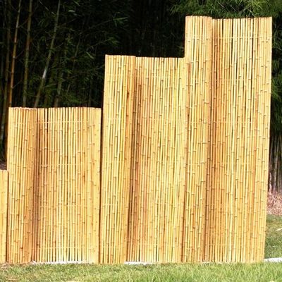 Modern Bamboo Fence Kit , DIY Garden Enclosure & Patio Divider