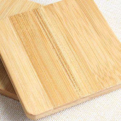 Đế lót ly bằng tre cho hàng thủ công, Đế lót ly vuông & tròn cho hàng thủ công Đế lót cốc uống nước có tráng phủ