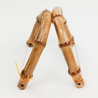 Round And Half Round Bamboo Bag Handle With Bamboo Root For Lady's Handbag