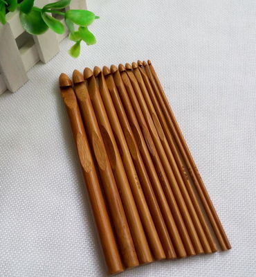 Eco-Friendly Bamboo Crochet Hooks Durable & Comfortable for Hand Knitting