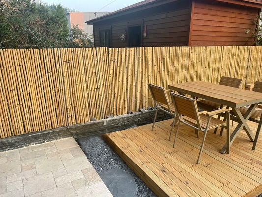 Waterproof and Durable Natural Bamboo Fence Roll for Garden and Landscaping