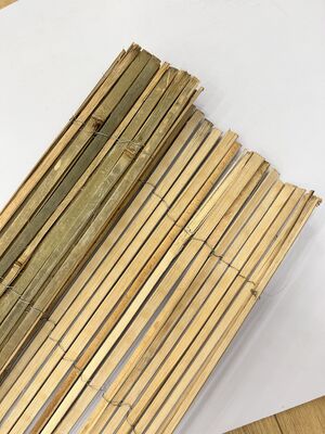 Durable Split Bamboo Fencing Slat Privacy Screen Roll for Outdoor Landscaping and Patio Decor